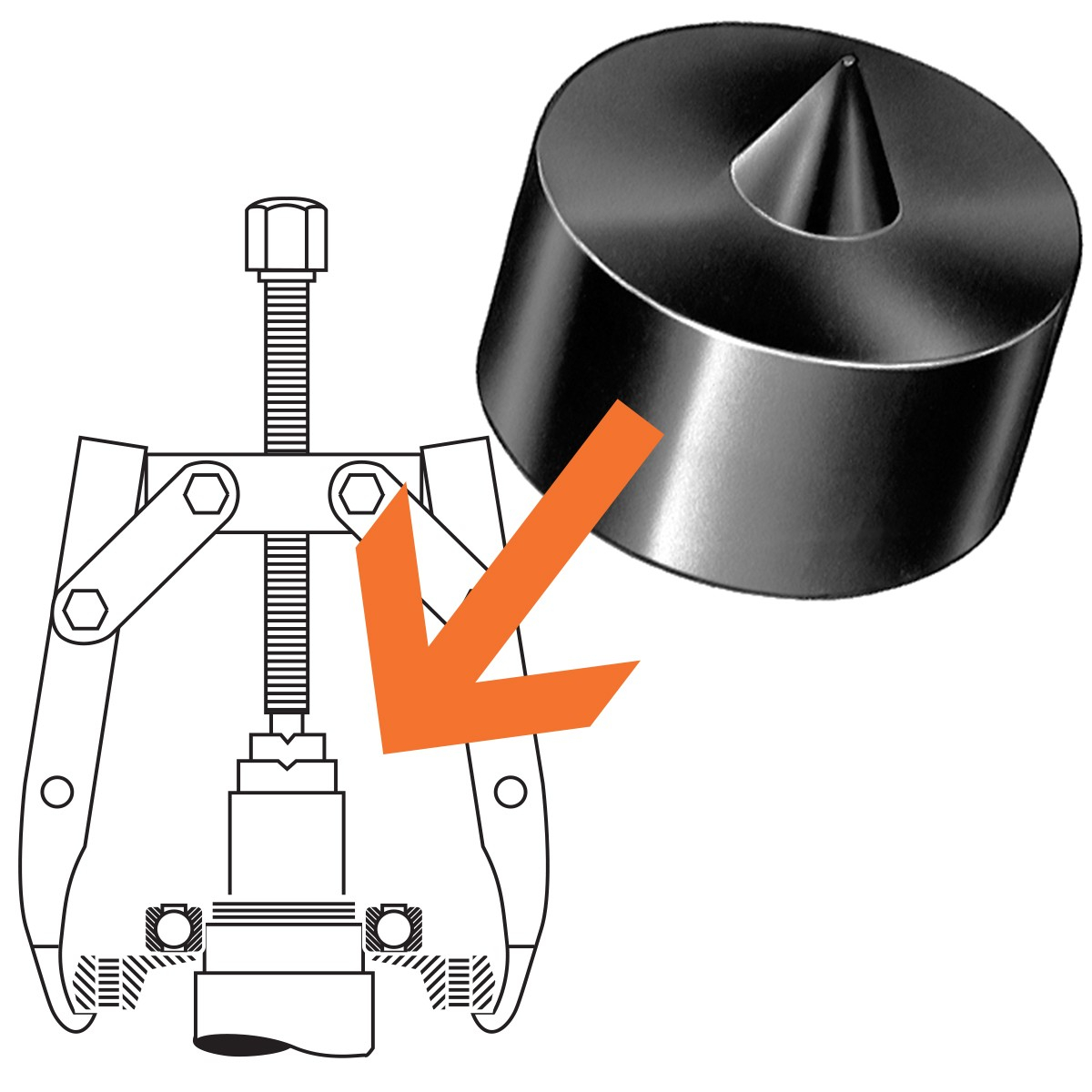 Power Team 8056 Puller Shaft Protector Set
